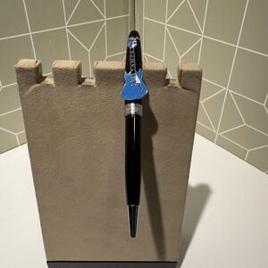 Vintage Hard Rock Cafe Malta Lacquered Black‎ Ballpoint Pen